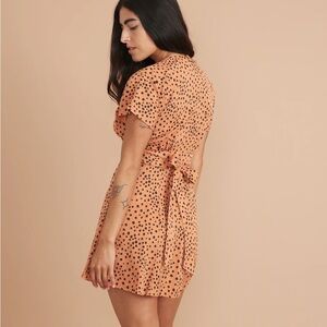 Marine Layer Camila Dress Abstract Cheetah